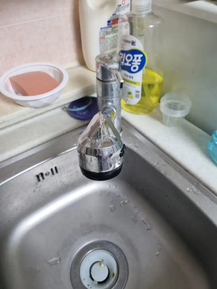 싱크대 수전 교환 10